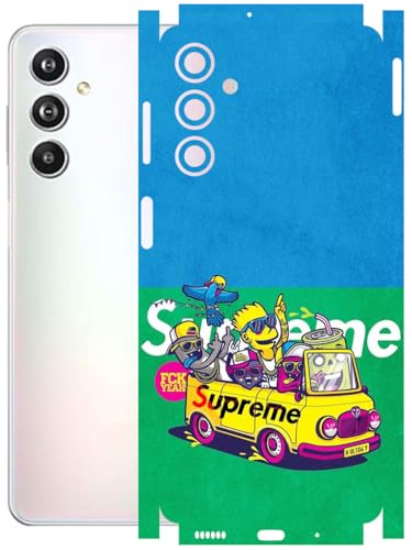 Image of AtOdds - Full Body Back Screen Guard Protector Film - Lamination Wrap Skin Sticker Compatible with Samsung Galaxy F54 (5G) | Scratchproof Matte Finish (Simps)