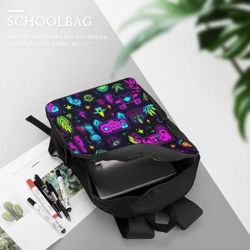 Sac à dos d'école pour garçons robuste pour ranger facilement tous les grands cahiers 43cm - 5