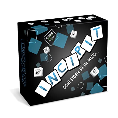 Asmodee - Incipit - Gioco di Dadi con App di Quei Due Sul Server (QDSS), 2+ Giocatori, 6+ Anni, Edizione in Italiano