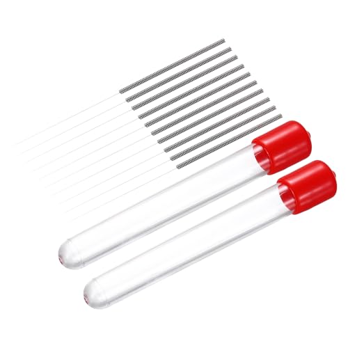 sourcing map 10Pcs 3D Printer Nozzle Cleaning Kit 0.15mm Cleaner Needles