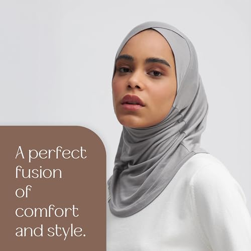 Modest Relaxed Full Cover Underscarf | Women Hijab Full Cover Undercap, Bonnet4