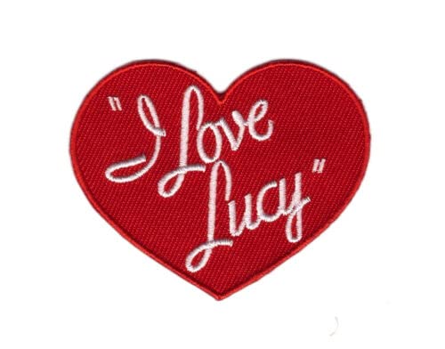Titan One Europe - I Love Lucy Heart Rockabilly Parche Bordado (Termoadhesivo)
