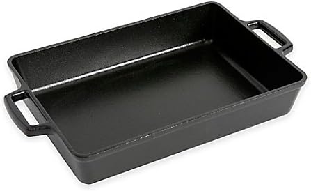 Artisanal Kitchen Supply 13-Inch Pre-Seasoned Cast Iron Roast Pan (Black) (1)
