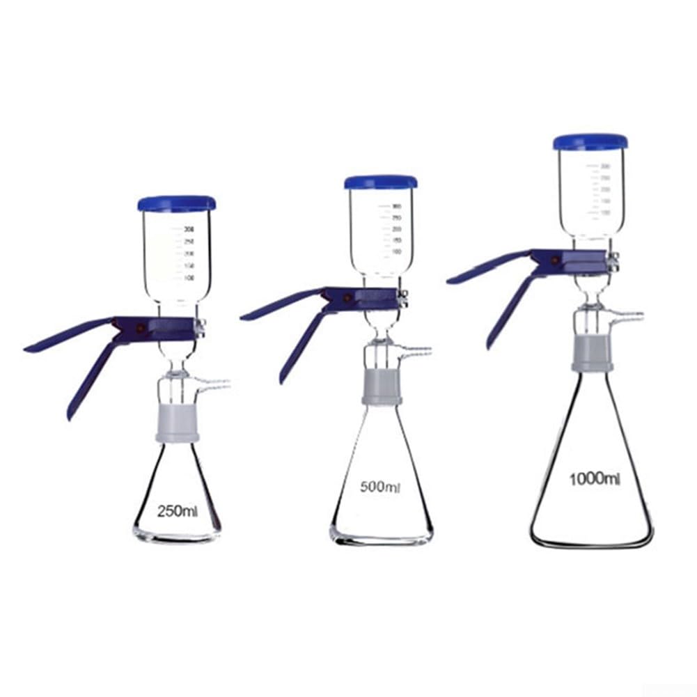 Boro3 3 filtros de vacío de laboratorio de vidrio diseñados para aplicaciones de alta temperatura y presión (500 ml)