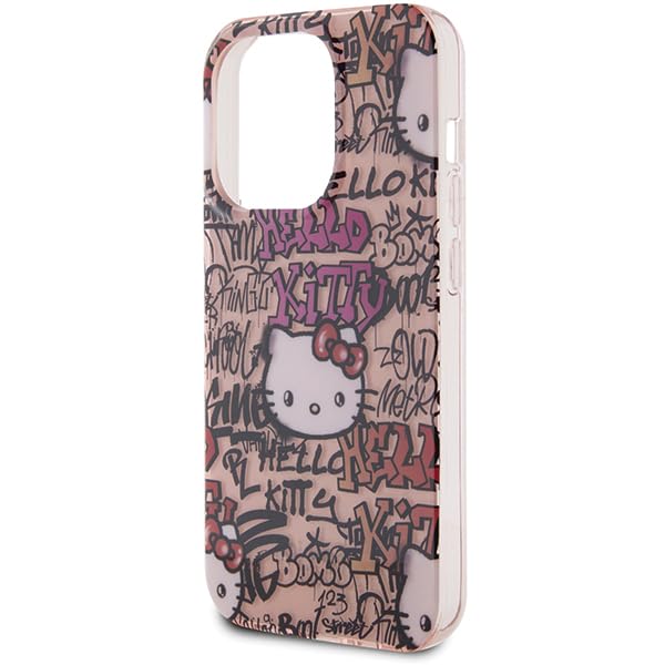 Sourcing Custodia per telefono Hello Kitty Hkhcp13Xhdgpht iPhone 13 Pro Max 6.7 Biały Iml Kitty On Bricks Graffiti Trasparente| Techinn