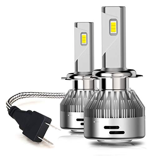 LASFIT H7 LED Bulbs 60W 6000LM 6000K Xenon White All-in-One Conversion Kit (Pack of 2)
