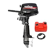 Moteur hors-bord 4 temps 6,5 CV CDI, avec réservoir de carburant de 12 litres, système de...
