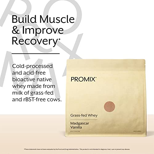 Promix Whey Protein Powder, Vanilla - 5lb Bulk - Grass-Fed & 100% All Natural - Post Workout Fitness & Nutrition Shakes, Smoothies, Baking & Cooking Recipes - Gluten-Free & Keto-Friendly - Image 4