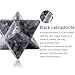 QINJIEJIE Labradorite Merkaba Crystal, Natural Healing Stones Sacred Meditation Energy Generator 1