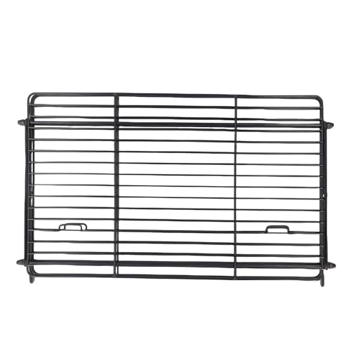 Luqeeg Kühlregal, 3 -Tier -zusammenklappbare, Verstellbare Stapelbare Nicht Stick Draht Backregal, 17,3 X 10 Zoll, Zum Backen, Braten, Trocknen von Keksen, Kuchen, Raumsparungen und Einfach Sauber