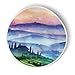 Squiddy Watercolor Scene Tuscany - Vinyl Sticker for Car, Laptop, Notebook (4