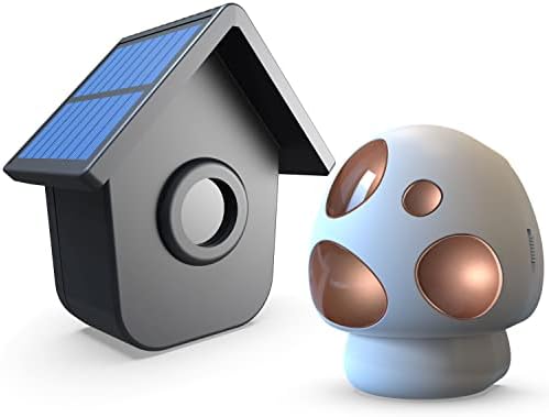 Driveway Alarm- HTZSAFE 1/2 Mile Long Range Outdoor Weatherproof Solar Wireless Motion Sensor&Detector-Portable Receiver Has Long Last Backup Battery- DIY Security Alert System for Home&Property