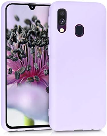 kwmobile TPU Case Compatible with Samsung Galaxy A40 - Case Soft Slim Smooth Flexible Protective Phone Cover - Mint Matte