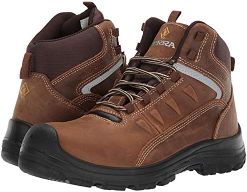 Terra Men's Findlay 6" Composite Toe Waterproof Puncture Resistant Industrial Boot, Brown, 13 | Image 7
