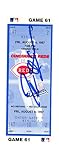 Deion Sanders Signed Cincinnati Reds 8/8/1997 vs Dodgers Ticket BAS