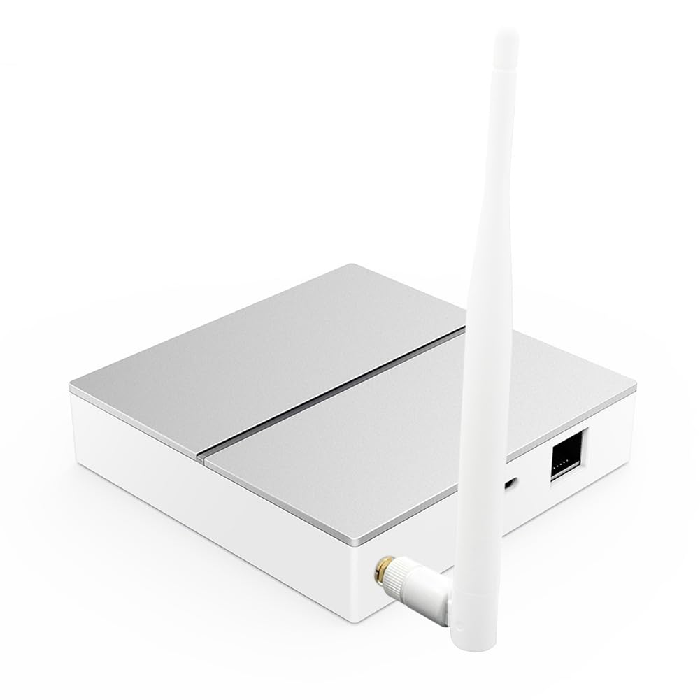 Hub de Enlace Inteligente Tuya Zigbee 3.0 con Cable y Antena para Control Remoto Inalámbrico.