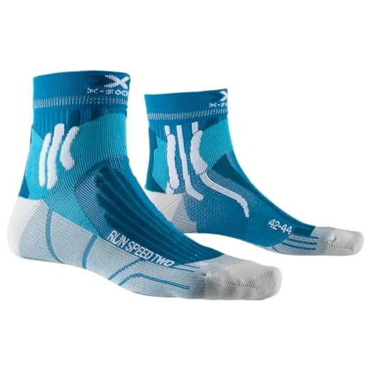 X-Socks Run Speed Two Laufsocke Blau Unisex Grösse 45-47