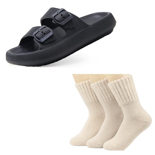 Weweya Pillow Slipper and Thick Socks