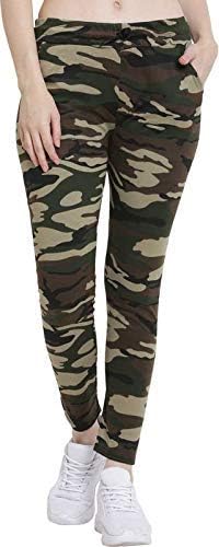ANGELOU CREATIONSWomen's Army Print Track Pants