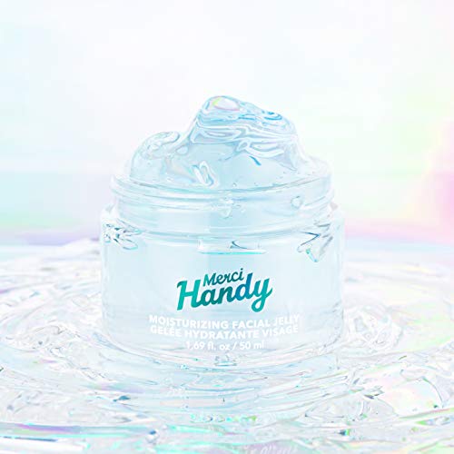 Merci Handy - Face Moisturizer 1.7Oz (50Ml) - Aloe Vera Gel And Hemp Oil - Natural Clean Skin Care - Vegan And Cruetly Free - Made In France #TOP5