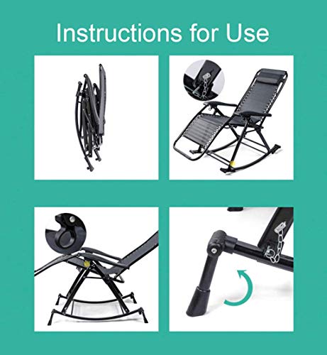 Produtos para o lar Cadeiras de balanço ao ar livre Cadeira reclinável dobrável Jardim Sunbed Lazer