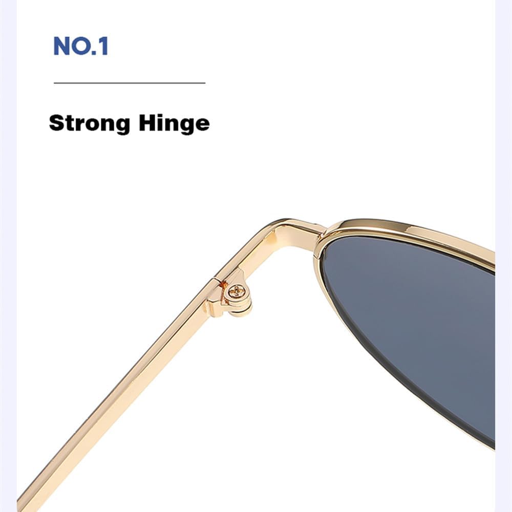 Retro Oval Small Glasses Fashion Hip Hop Street Photo Sun Glasses Travel Holiday Sunglasses