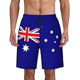 Technologie de tissu à séchage rapide : ce maillot de bain pour homme imprimé drapeau australien est fabriqué à partir de tissu microfibre polyester, offrant une expérience douce, légère et à séchage ultra rapide pour la natation, les sorties à la plage ou les activités estivales.