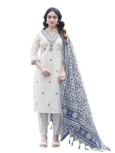 Image of Khadi Kurtaset With Khadi Silk Dupatta For Womens