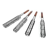 Hochwertiges Material: Die Produkte sind aus sicheren Materialien und qualitativ hochwertigen, langlebigen, schwer zu verzerren und Rost. Es ist perfekt für Ihre Lieblings-Gemüse und verschiedenen Fleischsorten lecker Grillen ..