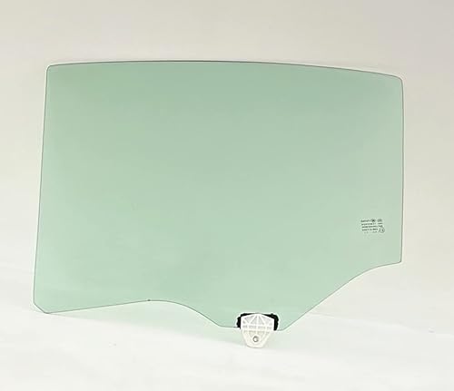 Cristal de puerta trasera del lado izquierdo del conductor compatible con Mazda 3 4 puertas Sedan 2019-2021