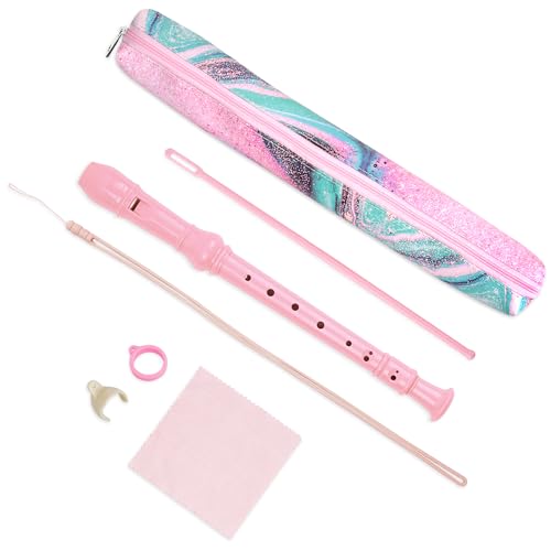 Flûte à bec soprano coffret cadeau musical complet avec étui élégant pour enfant