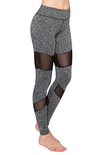 Pantalon de yoga pour femme ALWAYS en vert taille haute et maille stretch M US