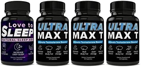 Andro400 UltraMax T 3-Pack Love to Sleep Natural Sleep Aid