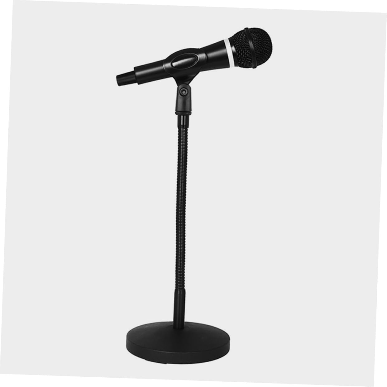 Adjustable Desktop Mic Stand Microphone Holder Stable Height-adjustable Support for Home Studio Karaoke and Podcasting Metal Design