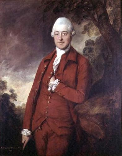 Affiches et gravures Sir Christopher Whichcote Gainsborough toile peinture décoration salon 60x90