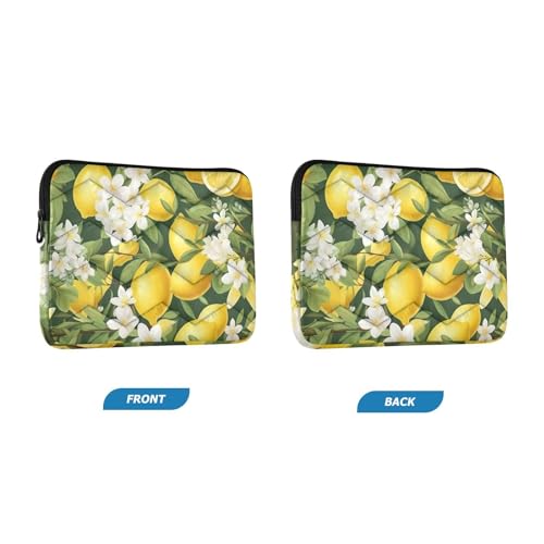 Funda para portátil 13-14 pulgadas impermeable con patrón limón miniatura 2