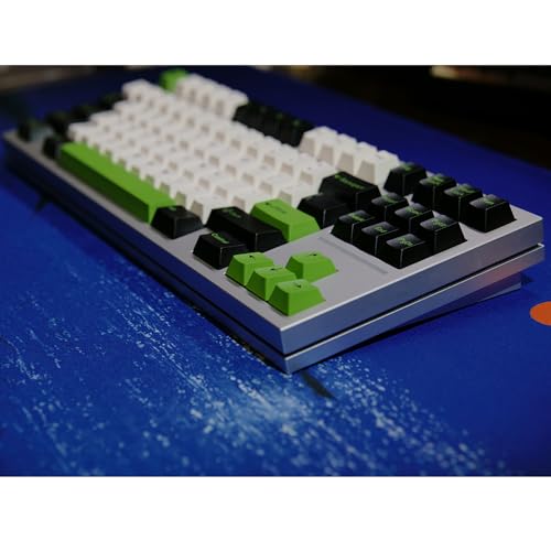 Image of Guffercty kred Cherry Profile PBT Keycaps 170 Key Set, Oil Proof Fade Resistant Keycaps Fit 60% /65% /75% /80% /TKL /100% Mechanical Keyboard (Panda)