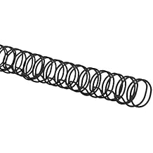 GBC Binding Spines / Spirals / Coils, 7/16" Diameter, 90 Sheet Capacity, 31 Pitch, WireBind, Black, 100 Pack 9775023