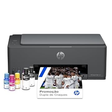 Impressora Multifuncional HP Smart Tank 581 Tanque de Tinta Colorida Wi-Fi com autorreparo, USB - Impressora, Copiadora e Scanner Cor: Cinza Chumbo (4A8D5A)