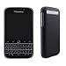 BlackBerry Classic Case ,LEEGU Frosted Hard Case Cover with HD Screen Protector for BlackBerry Classic Q20 (Frosted Black)
