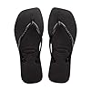 Havaianas Sandalias cuadradas delgadas para mujer – Sandalias clásicas con punta cuadrada