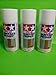 3 Pack Tamiya 87044 Surface Primer L White 180ml for Plastic & Metal