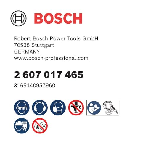 Bosch Jogo de fresas retas encaixe de 6 mm 6 peças