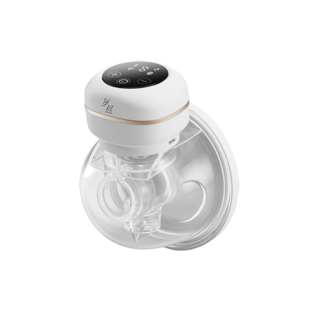 NewLife Wearable Breast Pump - Hands Free Breast Pump - Electric Portable Breast Pump - 3 Modes & 9 Levels