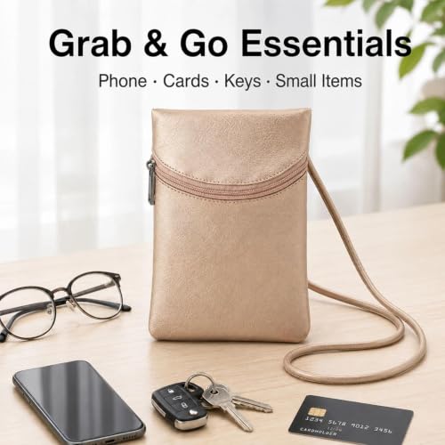 Image of Small Crossbody Women Cell Phone Purse Wallet Bag With Shoulder Strap