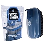 Clean Kick Football Boot Cleaning Brush with Built-In Soap Dispenser – Portable Scrubber for Mud & Grass – Easy Grip Shoe Cleaner for Soccer, Football & Sports Boots