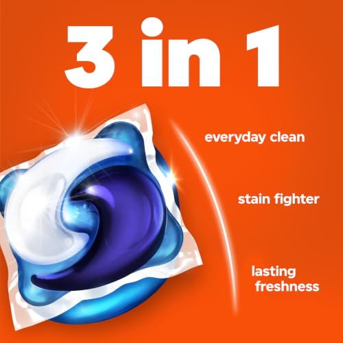 Tide PODS Laundry Detergent Pacs, 3-in-1 Stain Remover, Odor Fighter, Color ProteCountor, 76 Count, HE Compatible, Original Scent - image 3