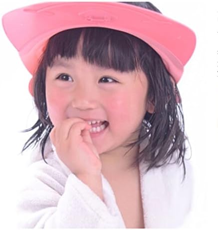Children shampoo cap adjustable thickening shampoo cap increase eye waterproof infant baby shower cap bathing cap