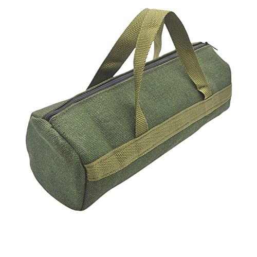 Multi-Functional Canvas Tool Bag - Large Size, Portable Toolkit for Hardware, Electrician, and More