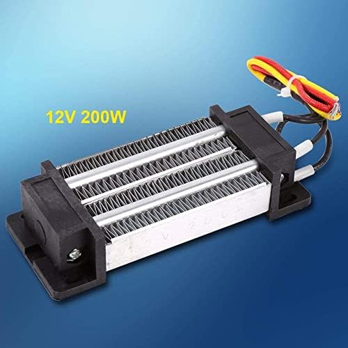 200W DC 12V Electric PTC Heater Thermostatic Insulated Ceramic Air Heater High Power PTC Heating Element